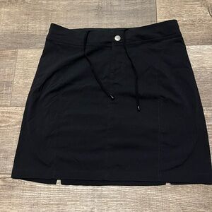 Columbia Black Athletic Skort with Drawstring Waist